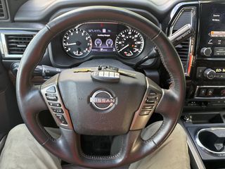 2023 Nissan TITAN XD Crew Cab Platinum Reserve 4x4 - Interior Steering Wheel With Keys Image